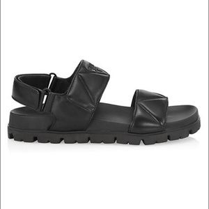 WOMENS Prada Quilted Leather Sport Sandals! BRAND NEW SIZE US38 ORIG $1,000
